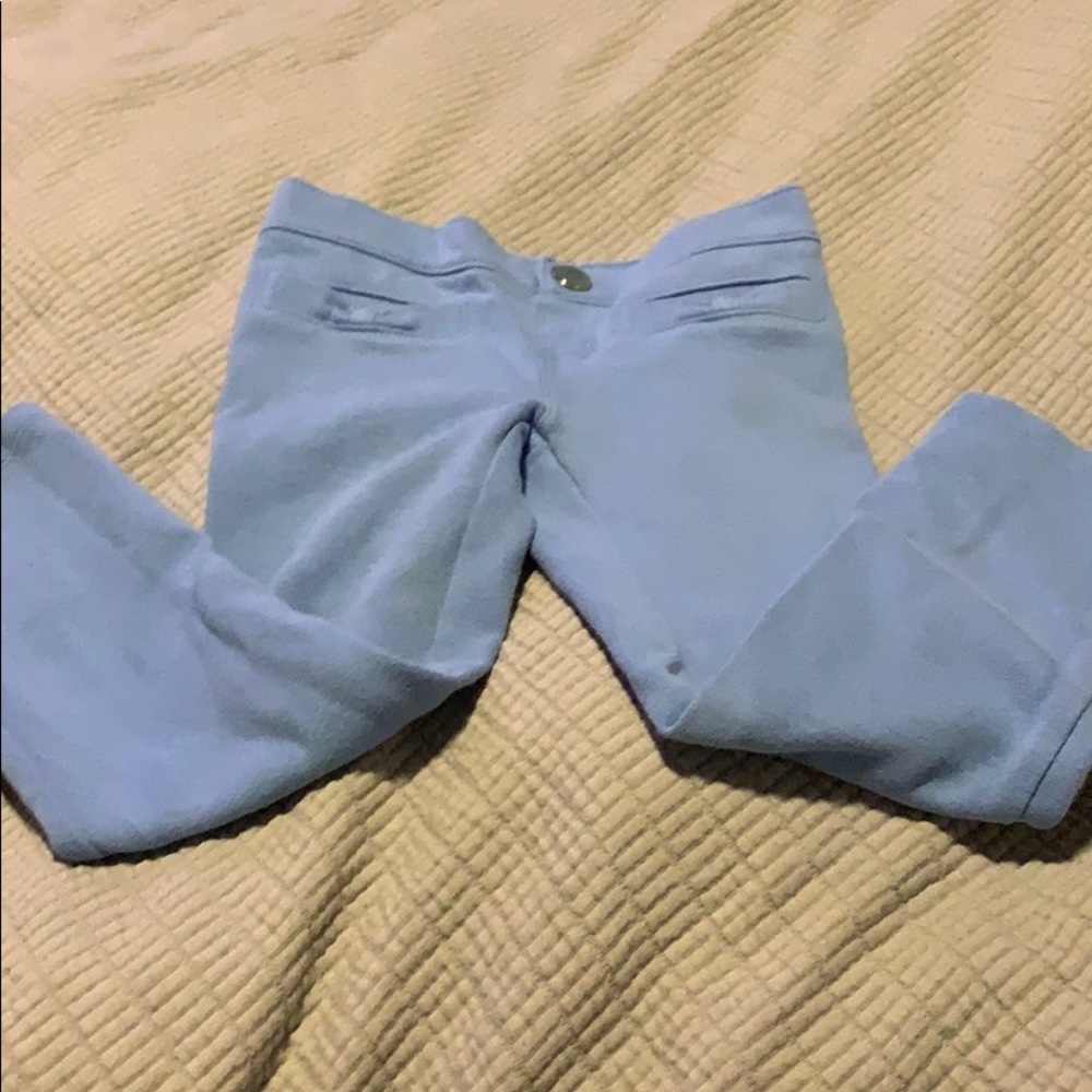 Blue strong leggings